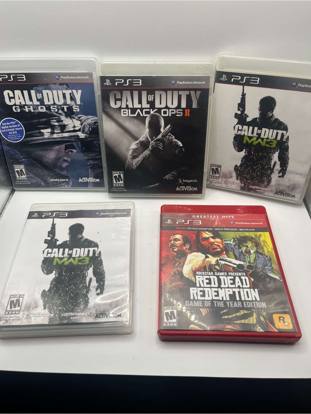 PlayStation 3 Call of Duty & Red Dead Redemption Game Bundle